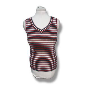 White Stag Women’s Sleeveless Ultra Soft Striped Tee Small